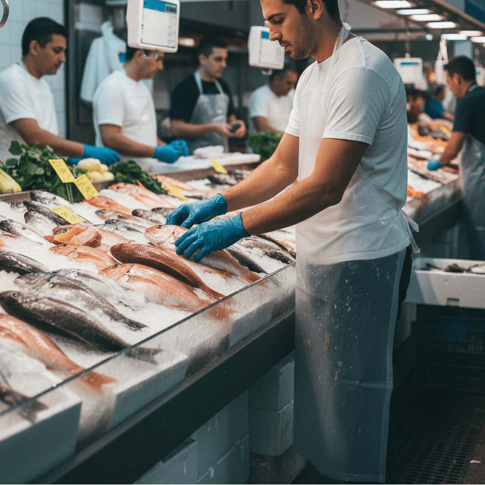 Avental de Vinil Transparente com Fivela Maicol - e - dona