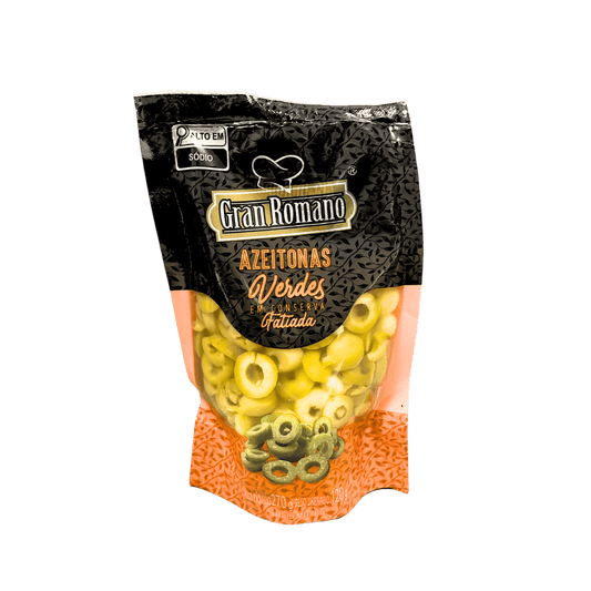 Azeitonas Verdes Fatiadas Gran Romano 120g - e - dona
