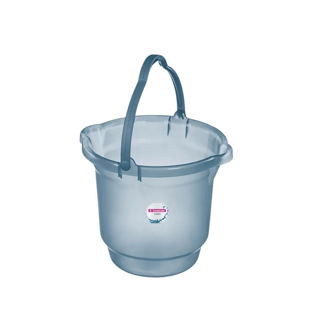 Balde 8,5L Sanremo Translúcido Azul - e - dona