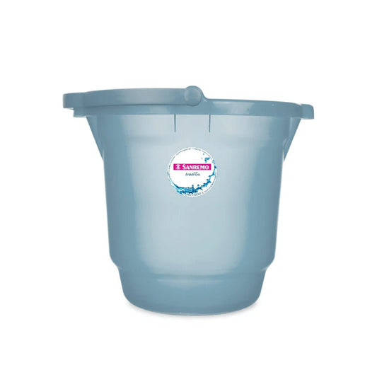 Balde 8,5L Sanremo Translúcido Azul - e - dona