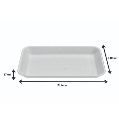 Bandeja de Isopor Rasa 02 Bom Apetite com 400 unidades - e - dona