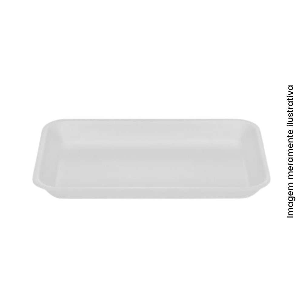 Bandeja de Isopor Rasa 02 Bom Apetite com 400 unidades - e - dona