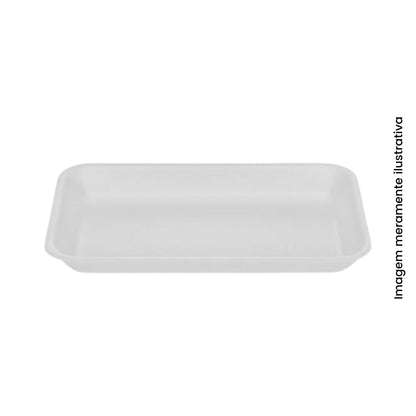 Bandeja de Isopor Rasa 02 Bom Apetite com 400 unidades - e - dona