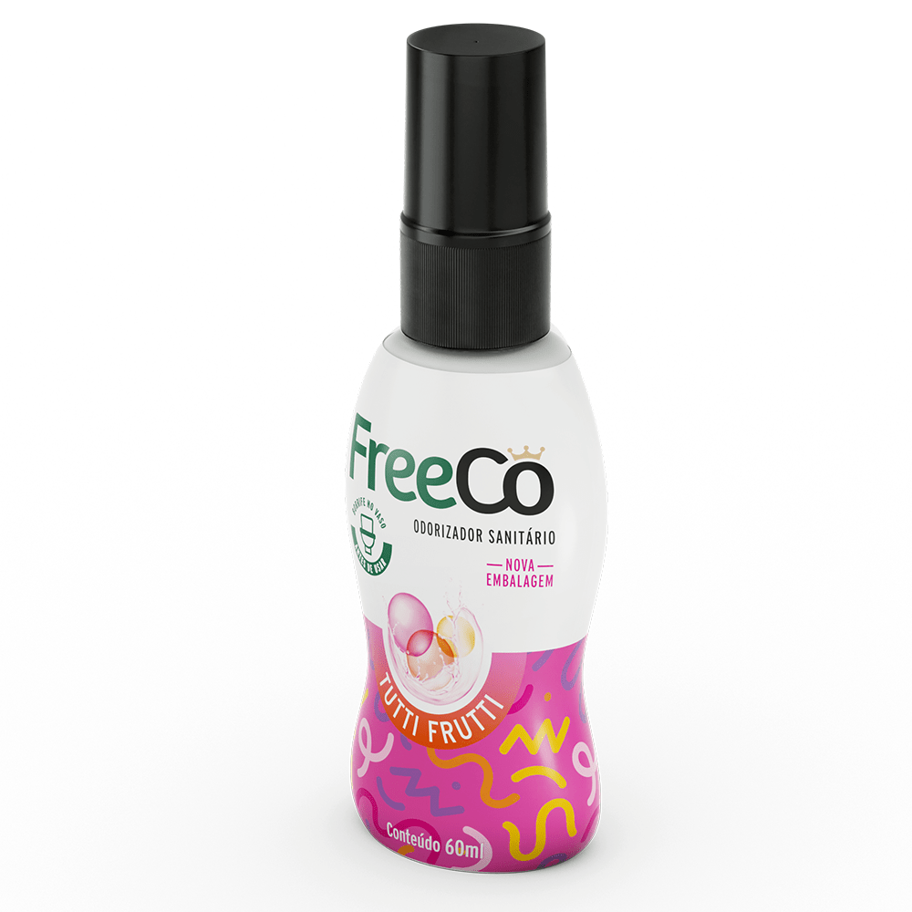 Bloqueador de Odores Sanitário Freeco Tutti Fruti 60ml - e - dona