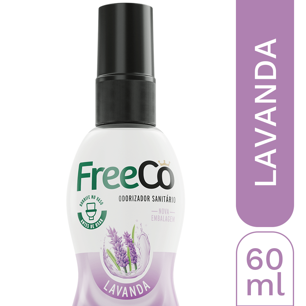 Bloqueador de Odores Sanitário Lavanda Freeco 60ml - e - dona
