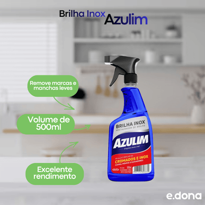 Brilha Inox Azulim 500ml - e - dona
