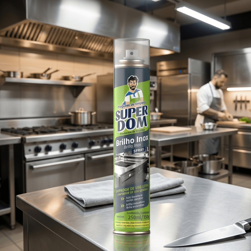 Brilha Inox Domline Spray 250ml - e - dona