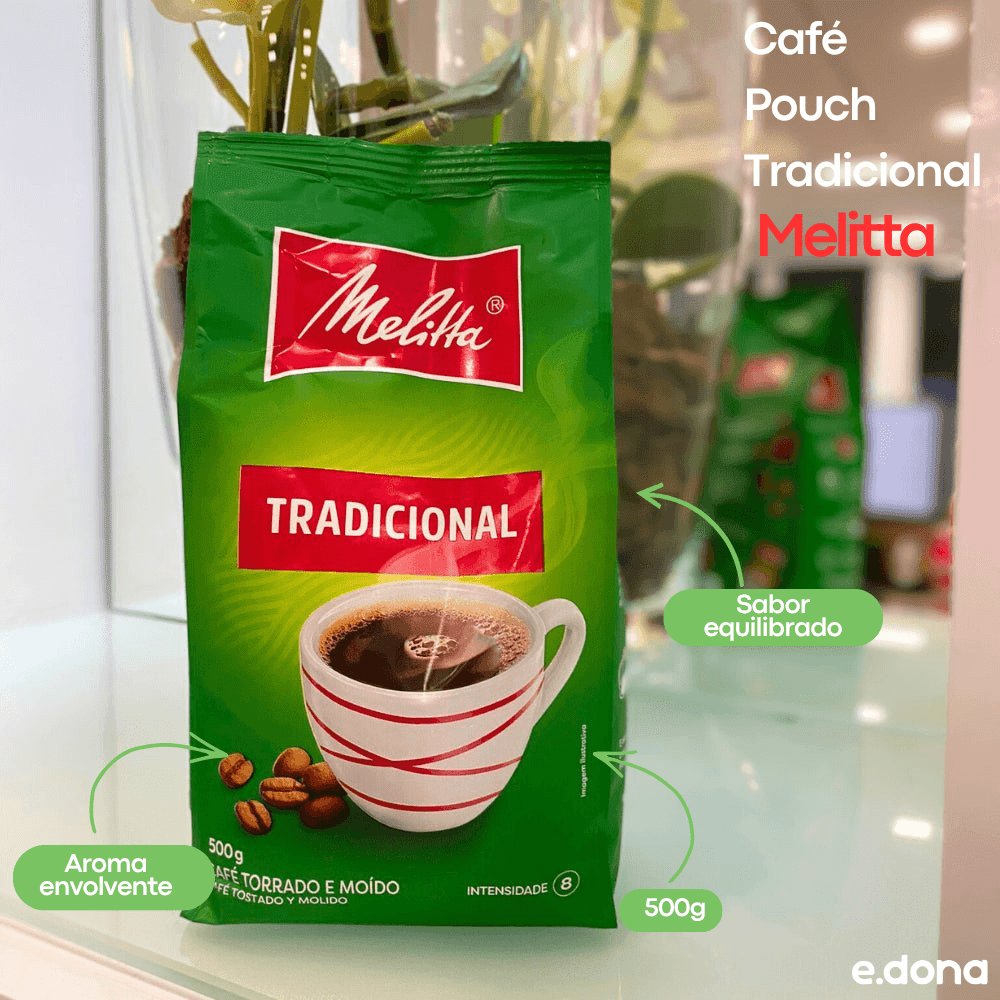 Café Melitta Pouch Tradicional 500g - e - dona