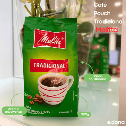 Café Melitta Pouch Tradicional 500g - e - dona