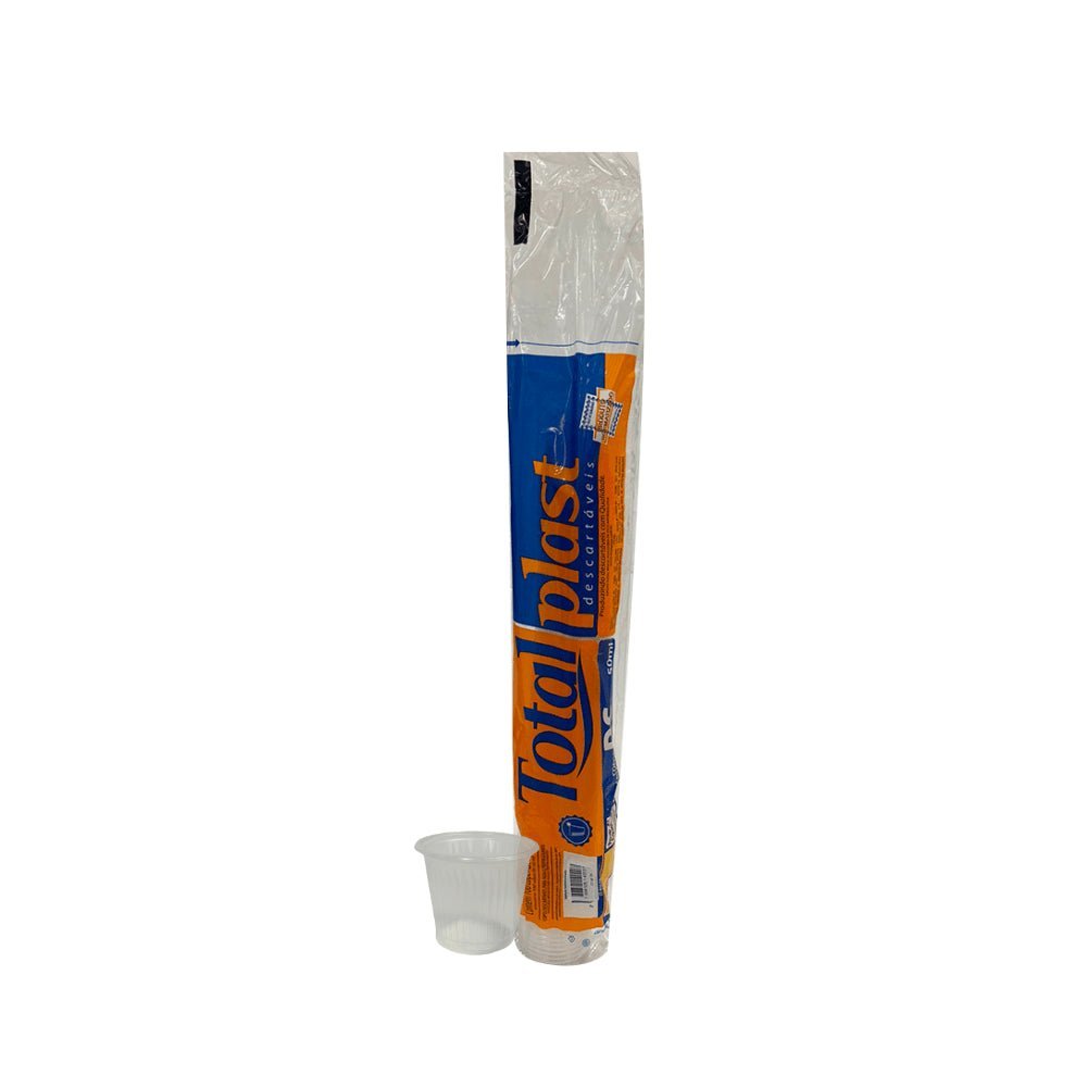 Caixa Copo 50ml Totalplast Transparente 5.000 copos - e - dona
