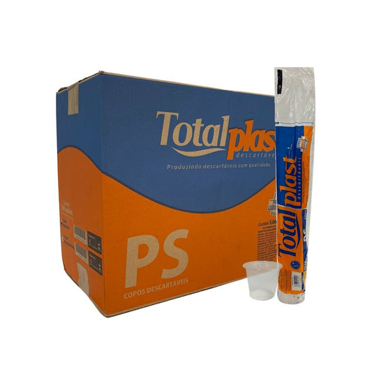 Caixa Copo 50ml Totalplast Transparente 5.000 copos - e - dona