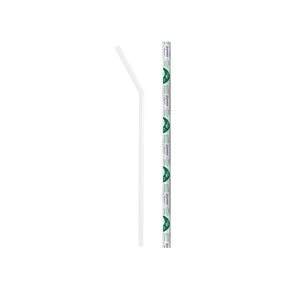 Canudo Bio Flexível sachê Strawplast com 100 unidades - e - dona