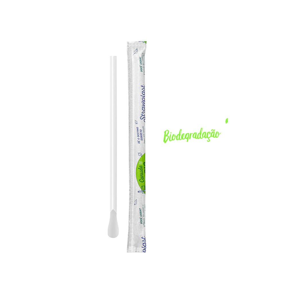 Canudo Bio Mexedor Sache Strawplast com 100 unidades - e - dona