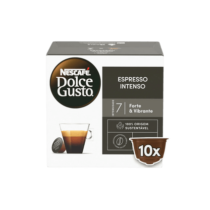 Cápsula Dolce Gusto Espresso Intenso com 10 unidades - e - dona