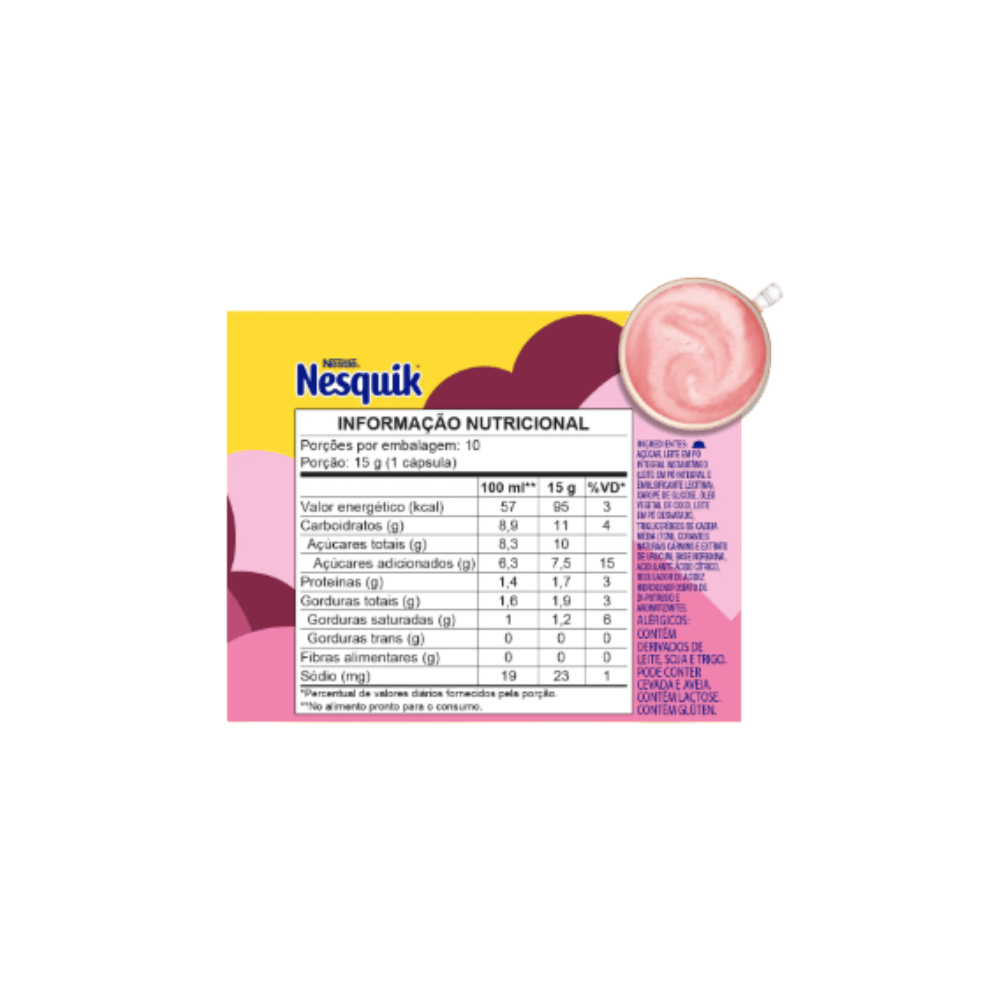 Cápsula Dolce Gusto Nesquik com 10 - e - dona