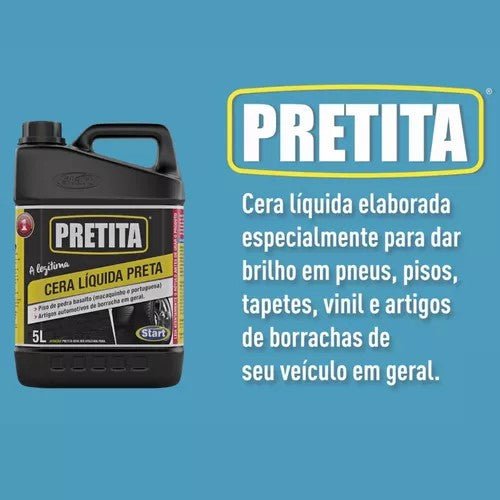 Cera Pretita Start 5 litros - e - dona