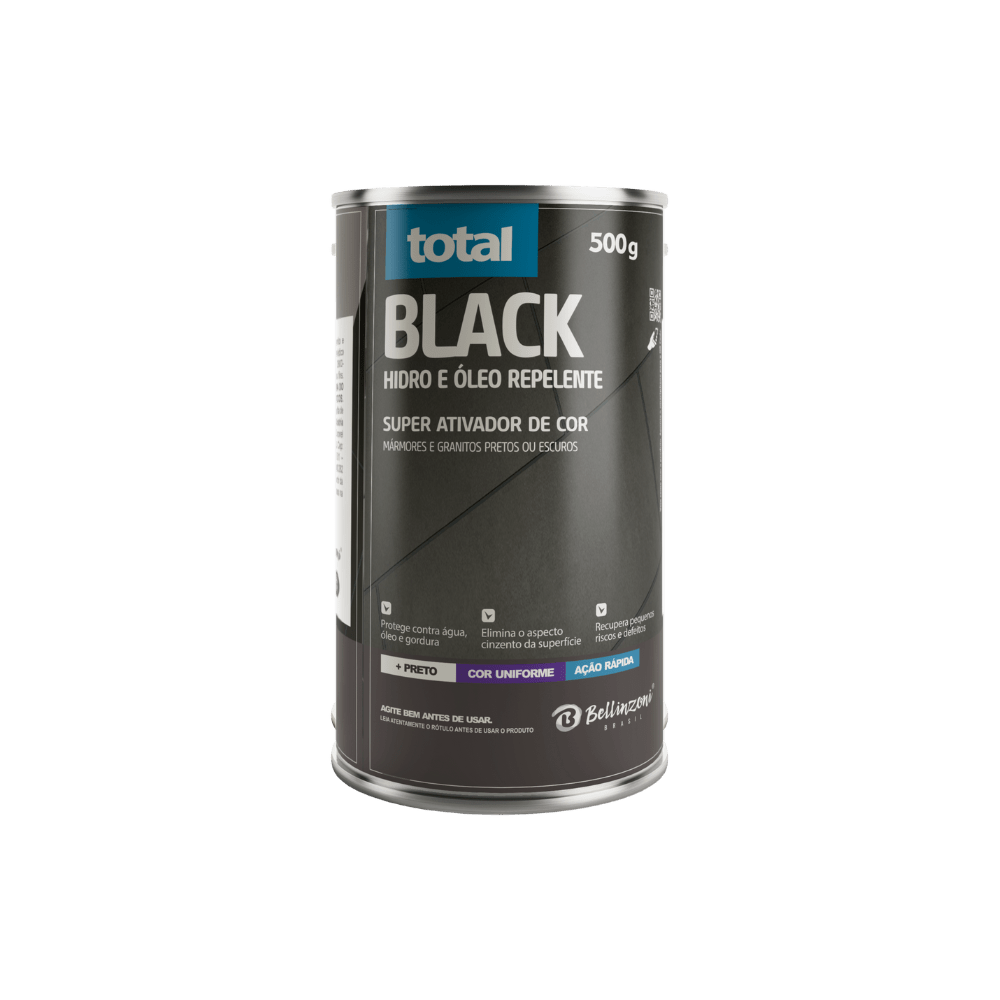 Cera Total Black 500g Bellinzoni - e - dona