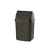 Cesto de Lixo Uninjet Renda Floral Basculante 4,5 Litros Preto