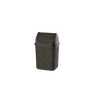 Cesto de Lixo Uninjet Renda Floral Basculante Preto 4,5 Litros Preto