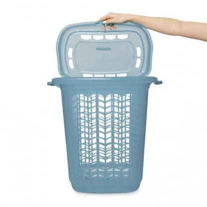 Cesto de roupa 46,4L Sanremo Azul - e - dona