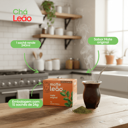 Chá Matte Leão Natural - e - dona