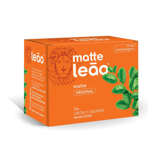 Chá Matte Leão Natural com 15 sachês - e - dona