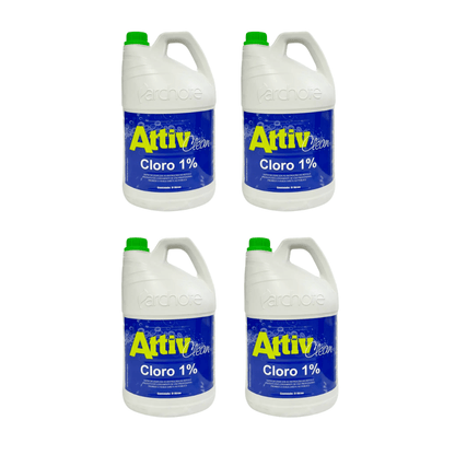 Cloro 1,0% Archote Attiv Clean 5L Cx.4 unidades - e - dona