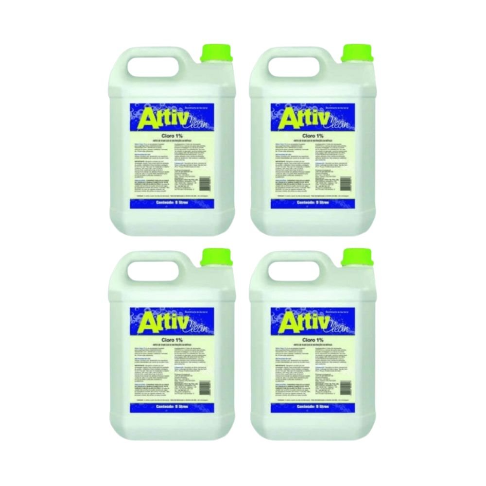 Cloro 1,0% Archote Attiv Clean 5L Cx.4 unidades - e - dona