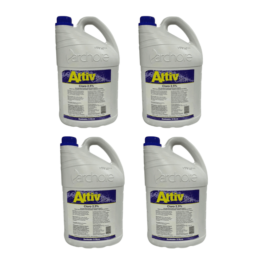 Cloro 2,5% Archote Attiv Clean 5L Cx 4 unidades - e - dona