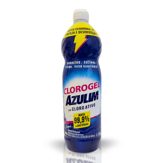 Cloro Gel 1 Litro Azulim Original - e - dona