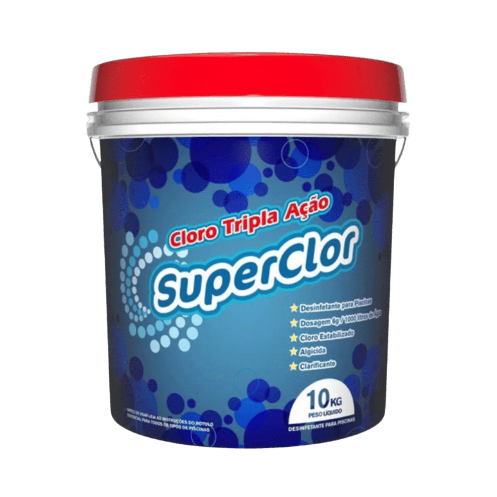 Cloro Superclor 10kg Tripla Ação Clor Up | e.dona