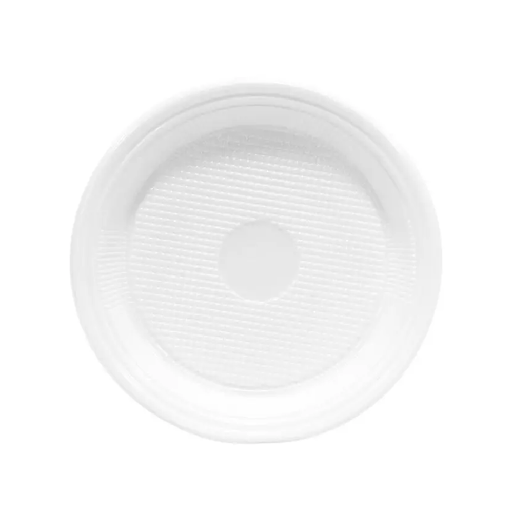 Prato Raso 15cm Branco para Sobremesa Copaza com 10 Unidades