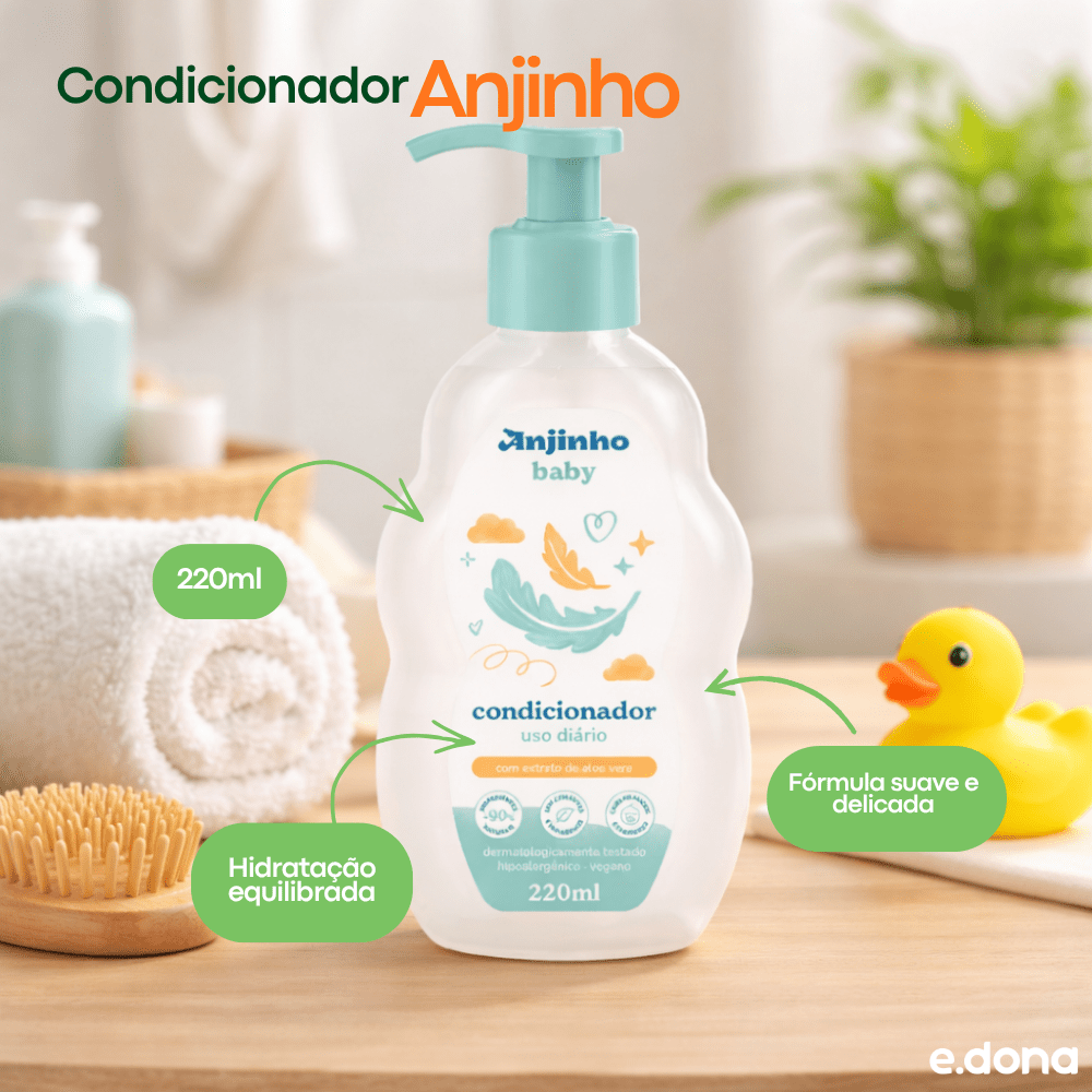 Condicionador 220ml Anjinho Baby - e - dona