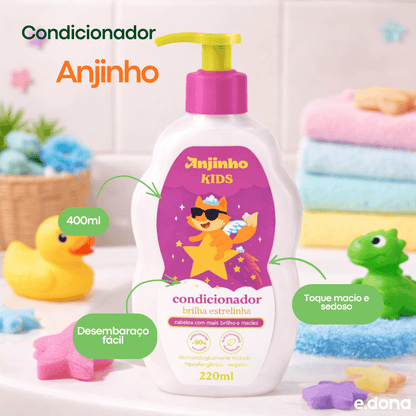 Condicionador Brilha Estrelinha 220ml Anjinho - e - dona