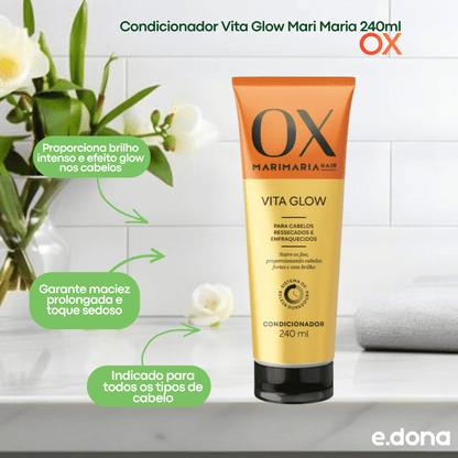 Condicionador OX Vita Glow Mari Maria 240ml - e - dona