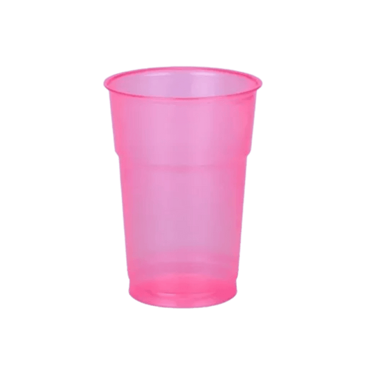 Copo 300ml Neon Rosa Copaza com 50 Unidades - e - dona