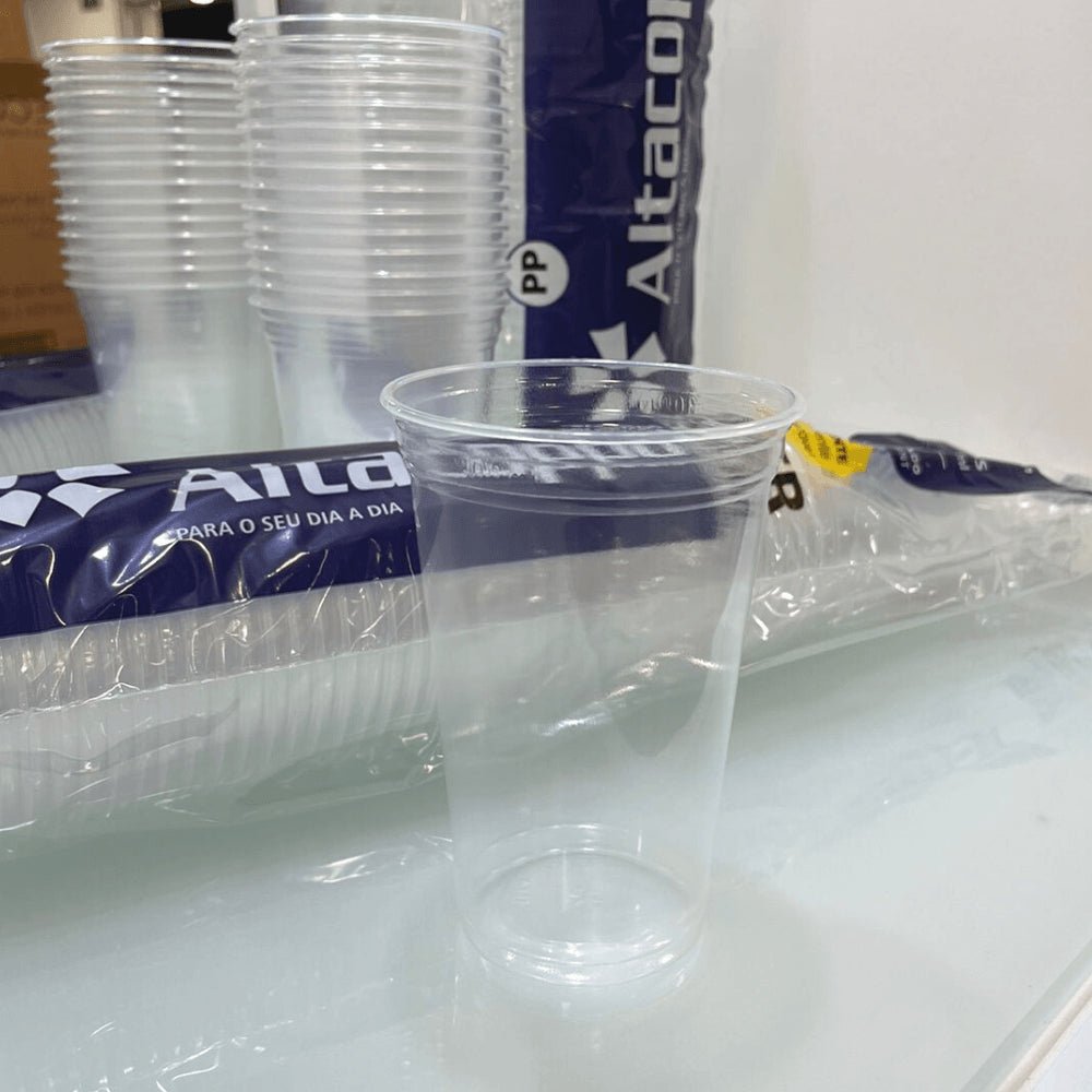 Copo 330ml transparente PP Altacoppo com 1.000 unidades - e - dona