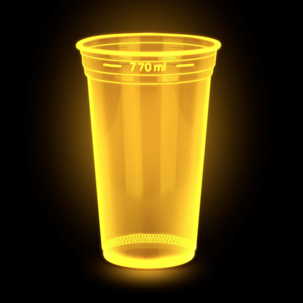 Copo 770ml Copaza PS Neon Amarelo com 500 Unidades - e - dona