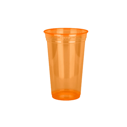 Copo 770ml Copaza PS Neon Laranja Com 50 copos - e - dona