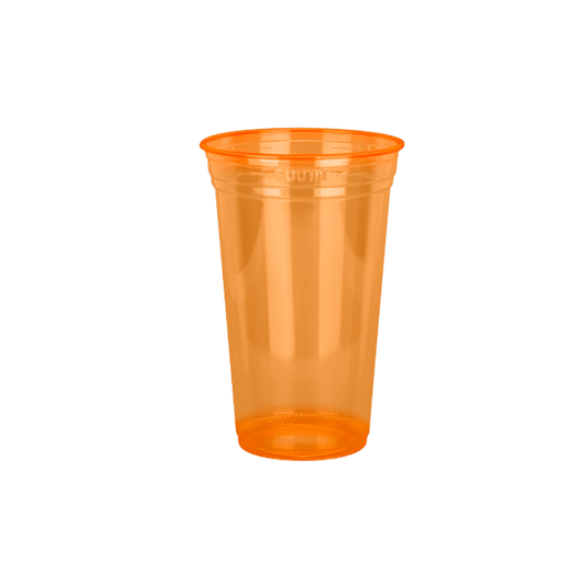 Copo 770ml Copaza PS Neon Laranja Com 50 copos - e - dona