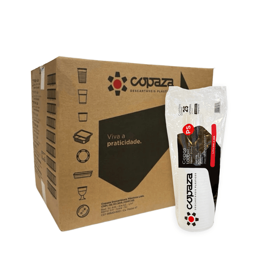 Copo de 1.000ml Translúcido com Degrau Copaza com 300 unidades - e - dona