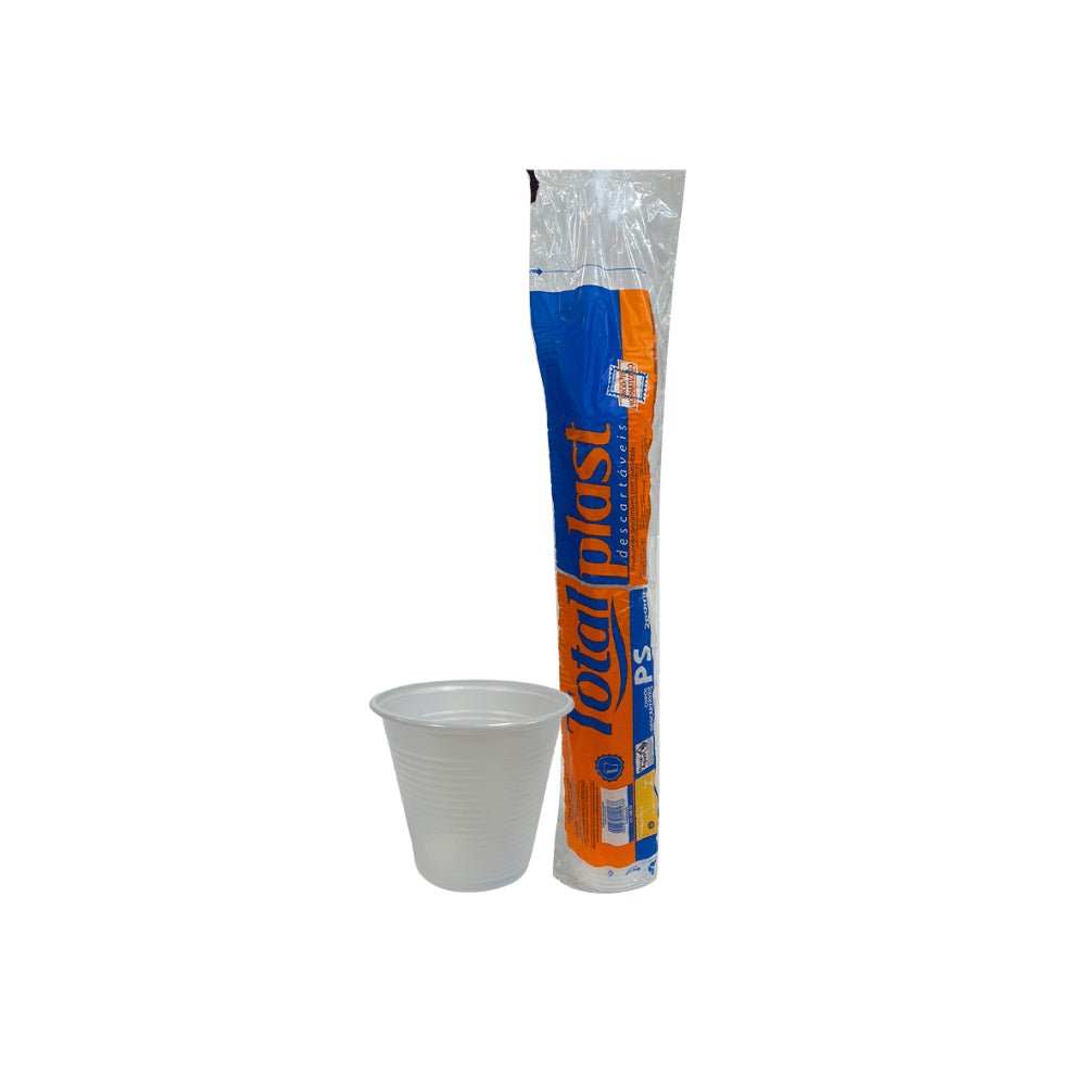 Copo de 150ml Branco PS Totalplast com 2.500 unidades - e - dona