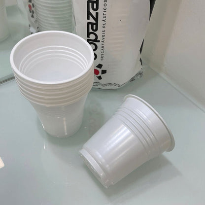 Copo de 160ml branco Antiestático PS Copaza com 1.500 unidades para máquinas de café - e - dona