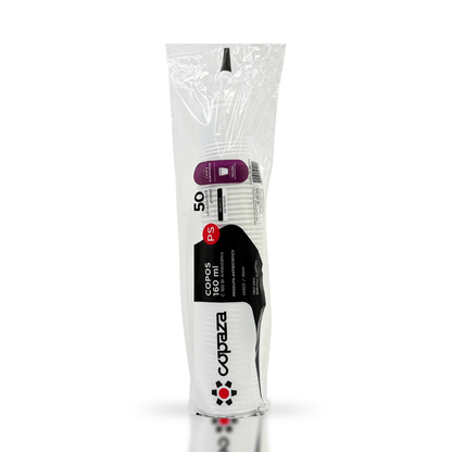 Copo de 160ml branco Antiestático PS Copaza com 1.500 unidades para máquinas de café - e - dona