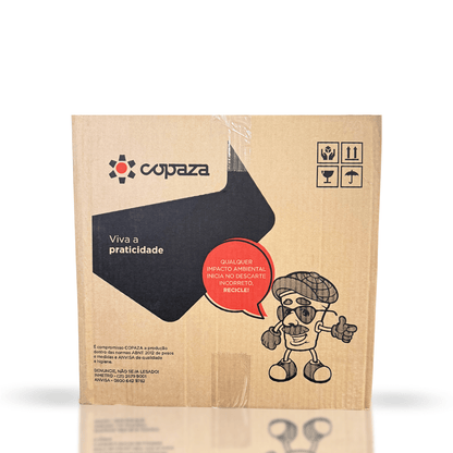 Copo de 160ml branco Antiestático PS Copaza com 1.500 unidades para máquinas de café - e - dona