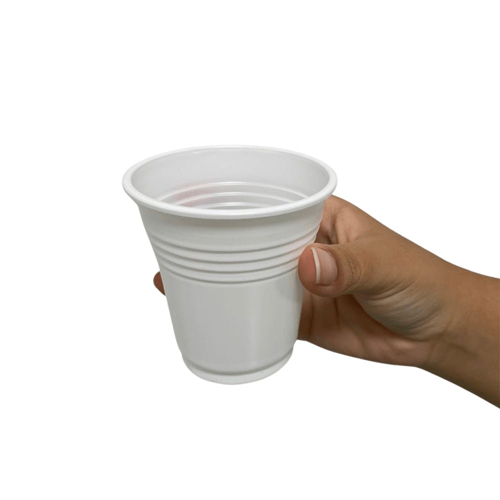 Copo de 160ml branco Antiestático PS Copaza com 1.500 unidades para máquinas de café - e - dona