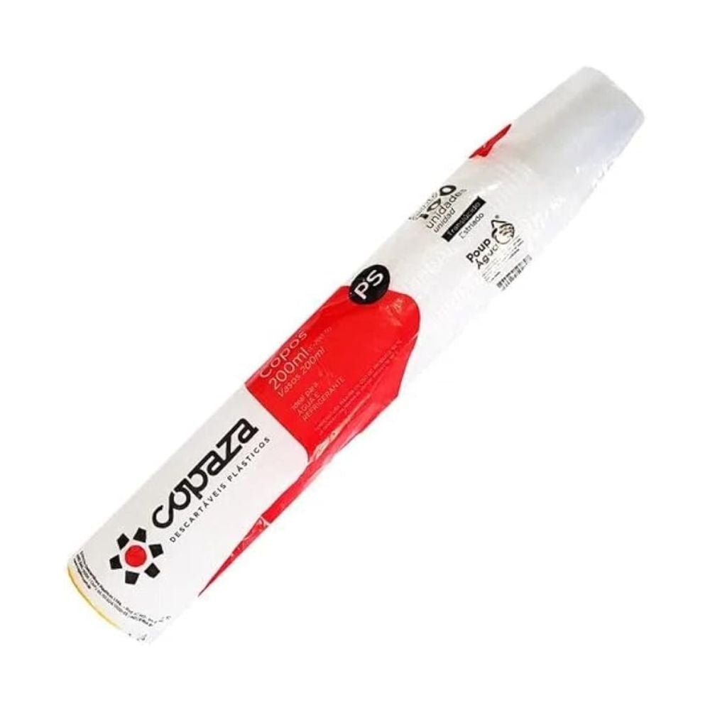 Copo de 200ml Branco ABNT2012 Copaza com 2.500 unidades - e - dona