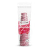 Copo de 200ml Rosa estriado PS Copaza com 50 unidades