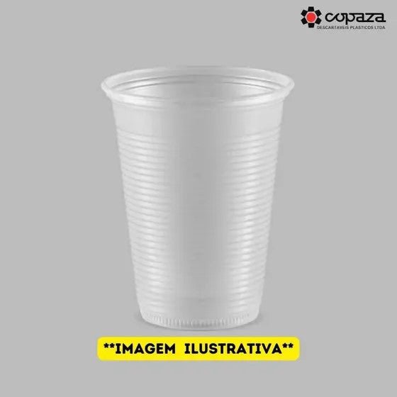 Copo de 200ml Translúcido Copaza com 2.500 unidades - e - dona