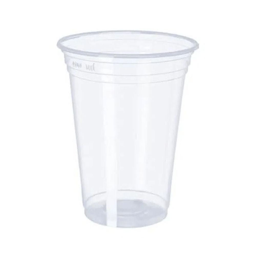 Copo de 400ml PP Transparente Liso Ultra Copos Replast com 1.000 unidades - e - dona